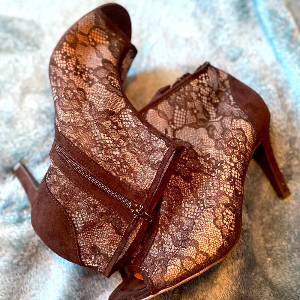 Open Toe Ankle Bootie